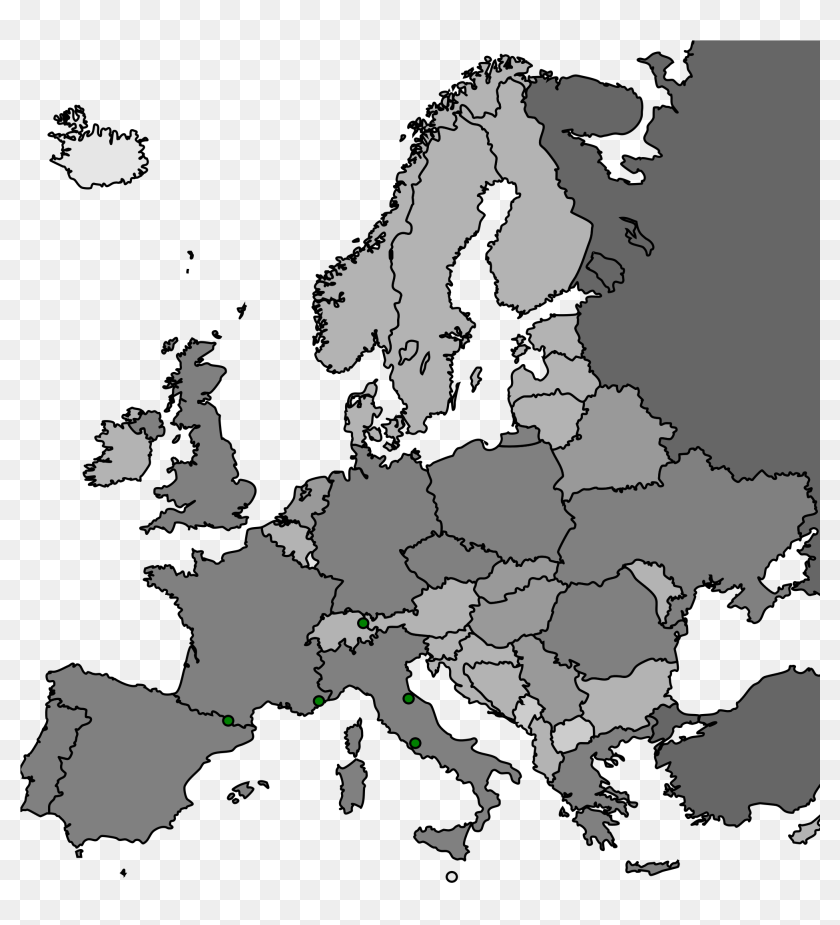 30 Free Map Of Europe Black And White With Country - Reglamento De ...