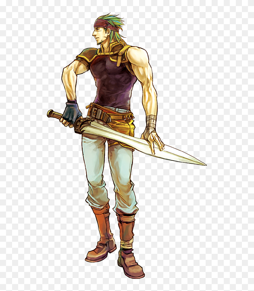 Gerik - Fire Emblem The Sacred Stones Remake, HD Png Download - 531x883 ...