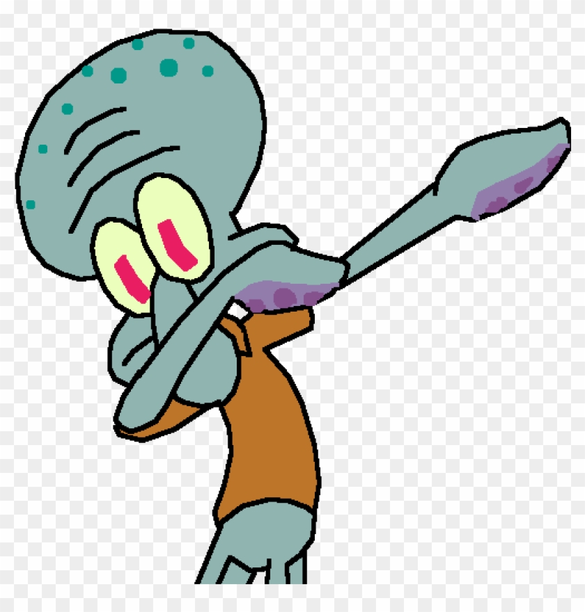 Dabbing Squidward Png - Squidward Dabbing Png, Transparent Png ...