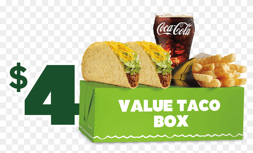 Del Taco Box Meals, HD Png Download - 900x522 (#4426424) - PinPng