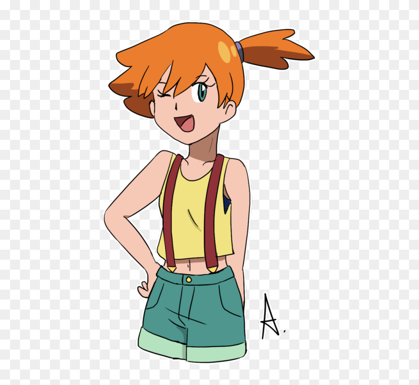 Misty/kasumi - Cartoon, HD Png Download - 500x744 (#4461263) - PinPng