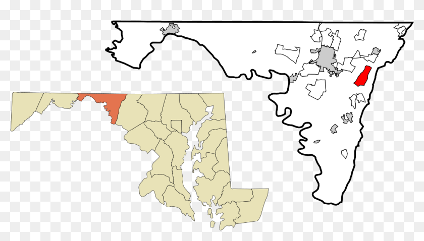 Population Density Washington County Maryland, HD Png Download ...