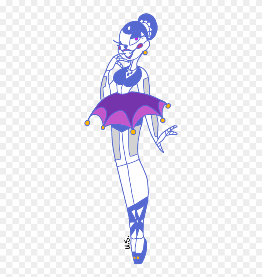 [fnaf Fanart] Ballora - Illustration, HD Png Download - 503x810 ...