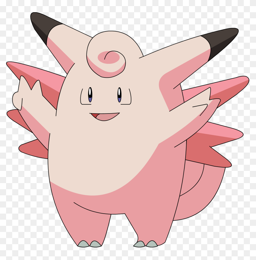 036 - Clefable - Clefable Pokemon, HD Png Download - 1971x1906 ...