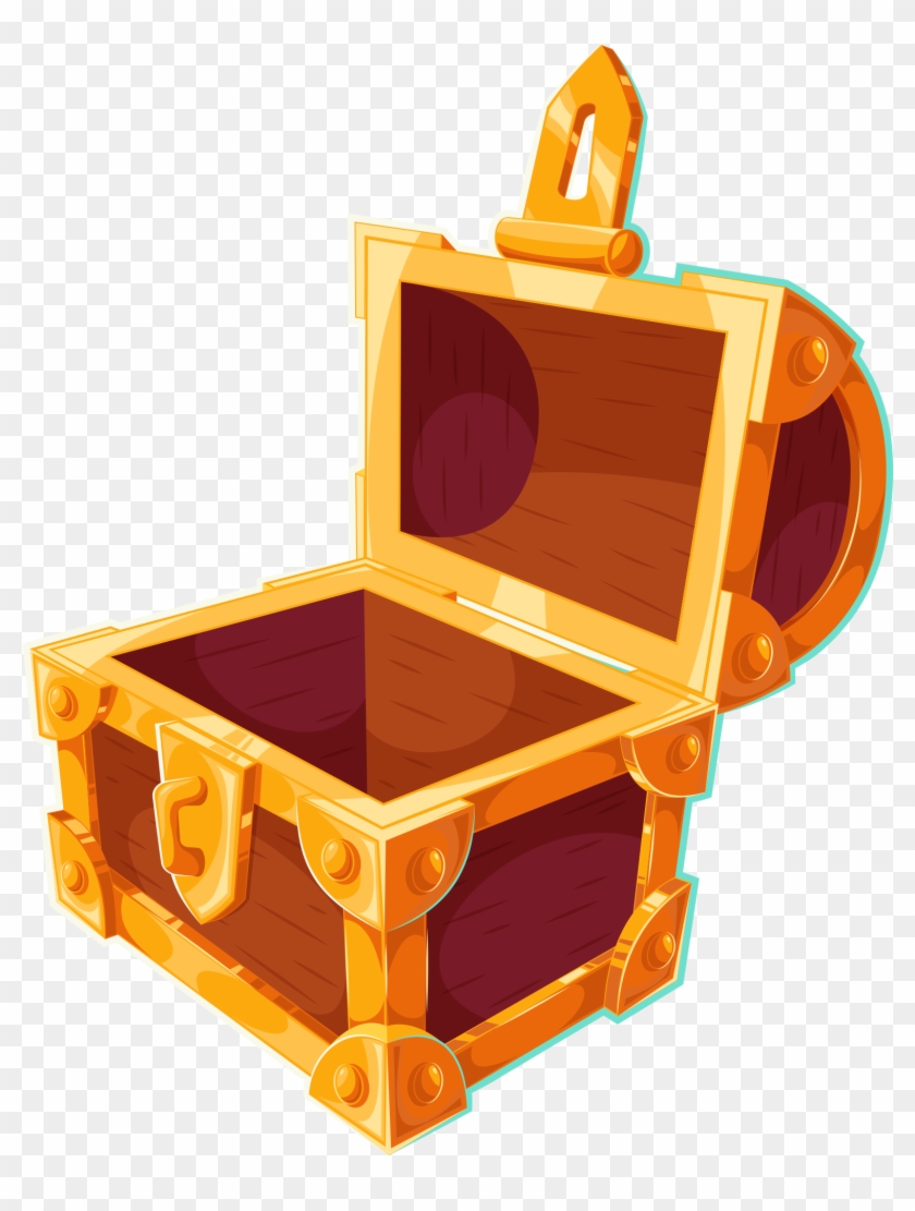 Download - Transparent Background Treasure Chest Clipart Png, Png