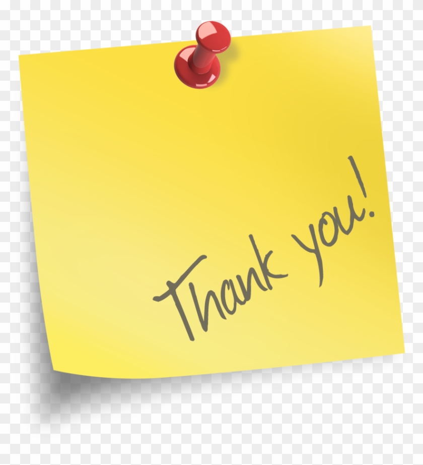 Thank You Note Thank You Note Transparent Hd Png Download 1x916 Pinpng