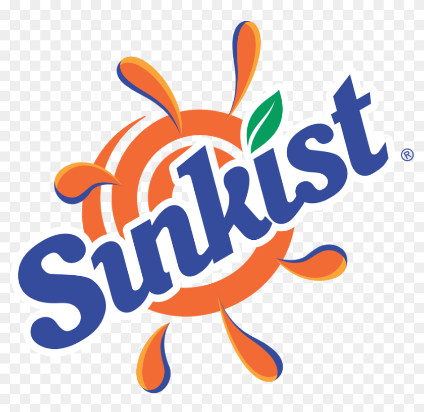 Sunkist Vector Logo - Blue And Orange Logos, Hd Png Download 