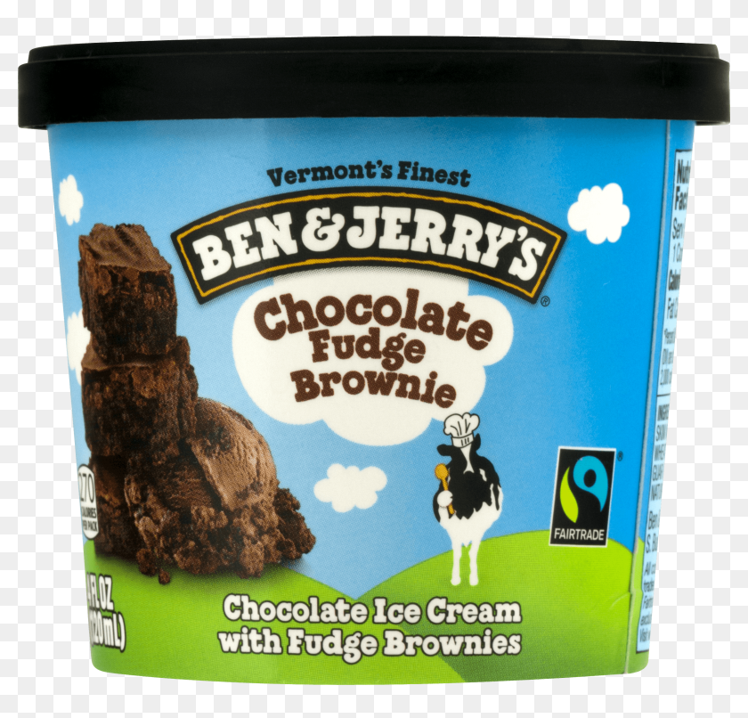 Ben And Jerry's Chocolate Fudge Brownie, HD Png Download - 2500x2281 ...