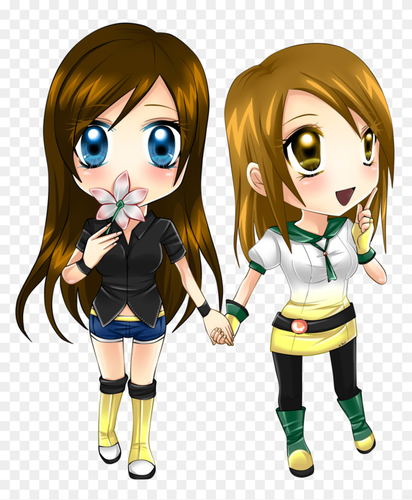 Gong Xiao Man And Yao Yao - Friends Anime Clipart, HD Png Download ...