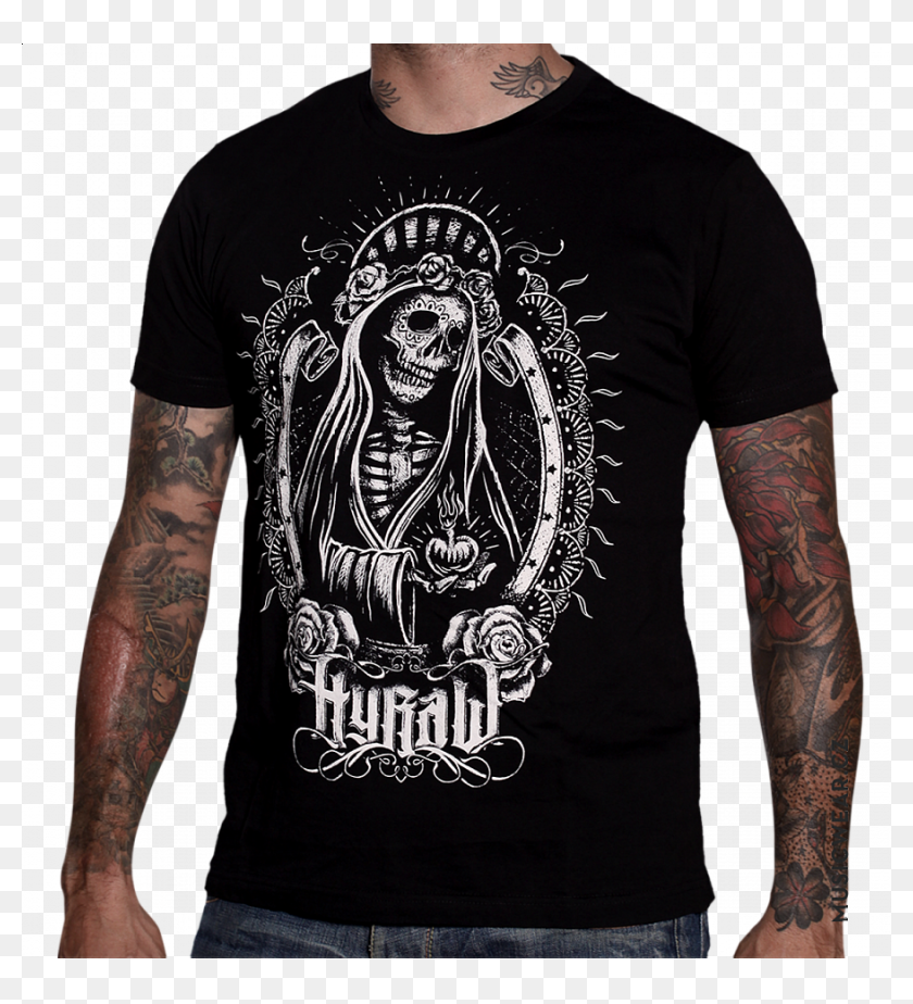 Футболка Santa muerte. Санта Муэрте футболка. Los muertos мужская футболка. Santa muerte Mexico футболка.