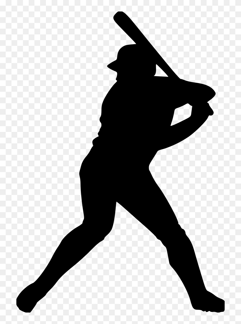 Baseball-batter File Size - Baseball Player Clipart, HD Png Download ...