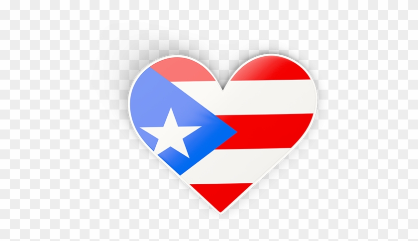 Puerto Rico Flag Clipart Heart - Flag Of Puerto Rico, HD Png Download ...