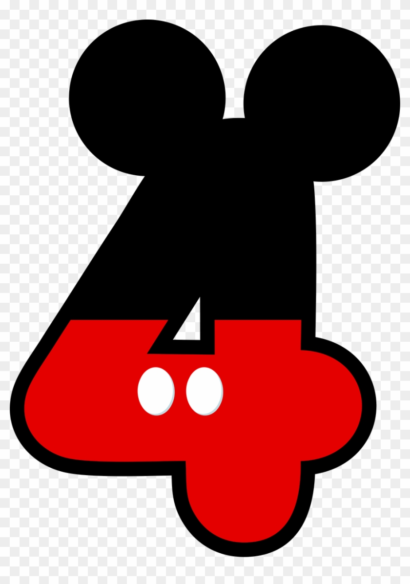 Mickey Mouse 4th Birthday, HD Png Download - 900x1239 (#476409) - PinPng