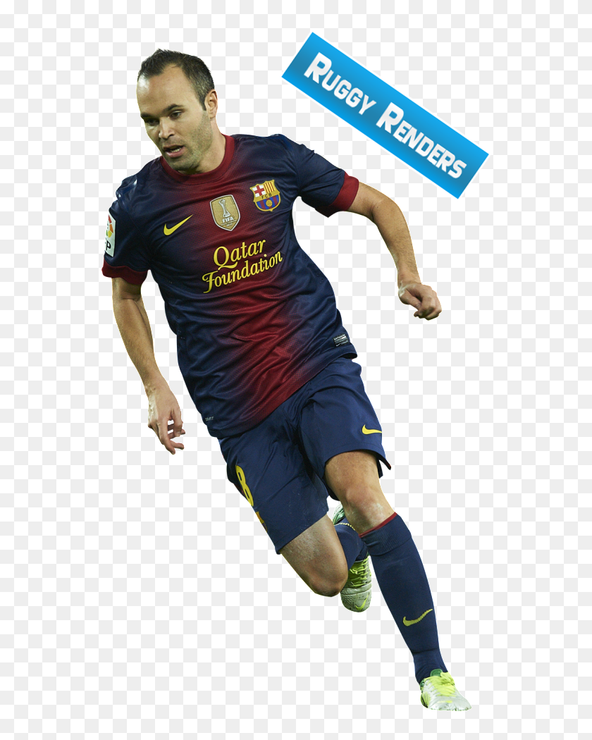 Render Iniesta Photo Render Iniesta3 - Player, HD Png Download ...