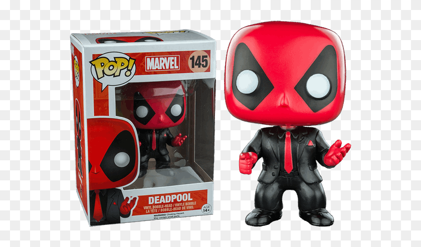 Pop Vinyls - Deadpool Dressed To Kill, HD Png Download - 600x600 ...