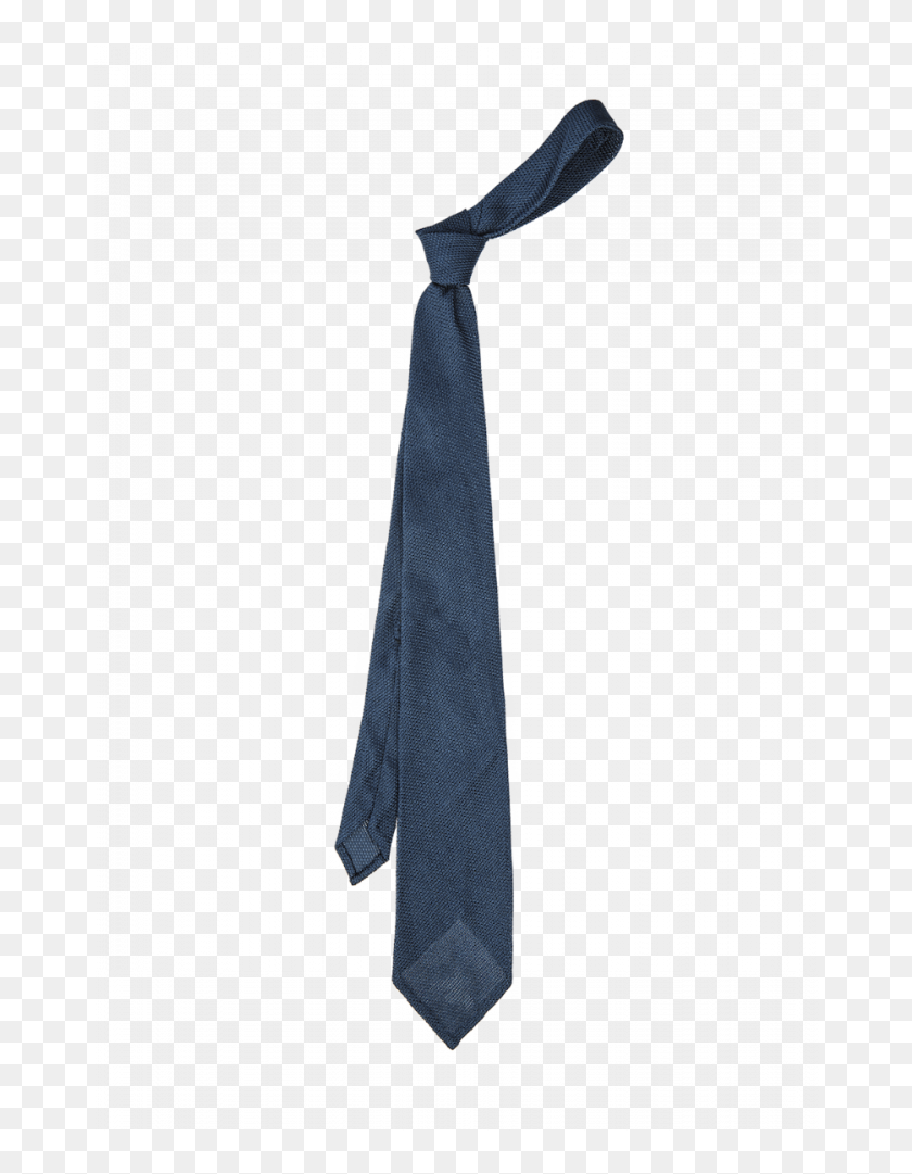 Navy Silk Grenadine Seven-fold Tie - Ribbon, HD Png Download ...