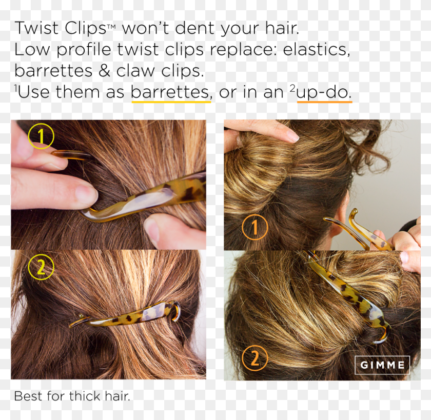 barrette clips for thick hair