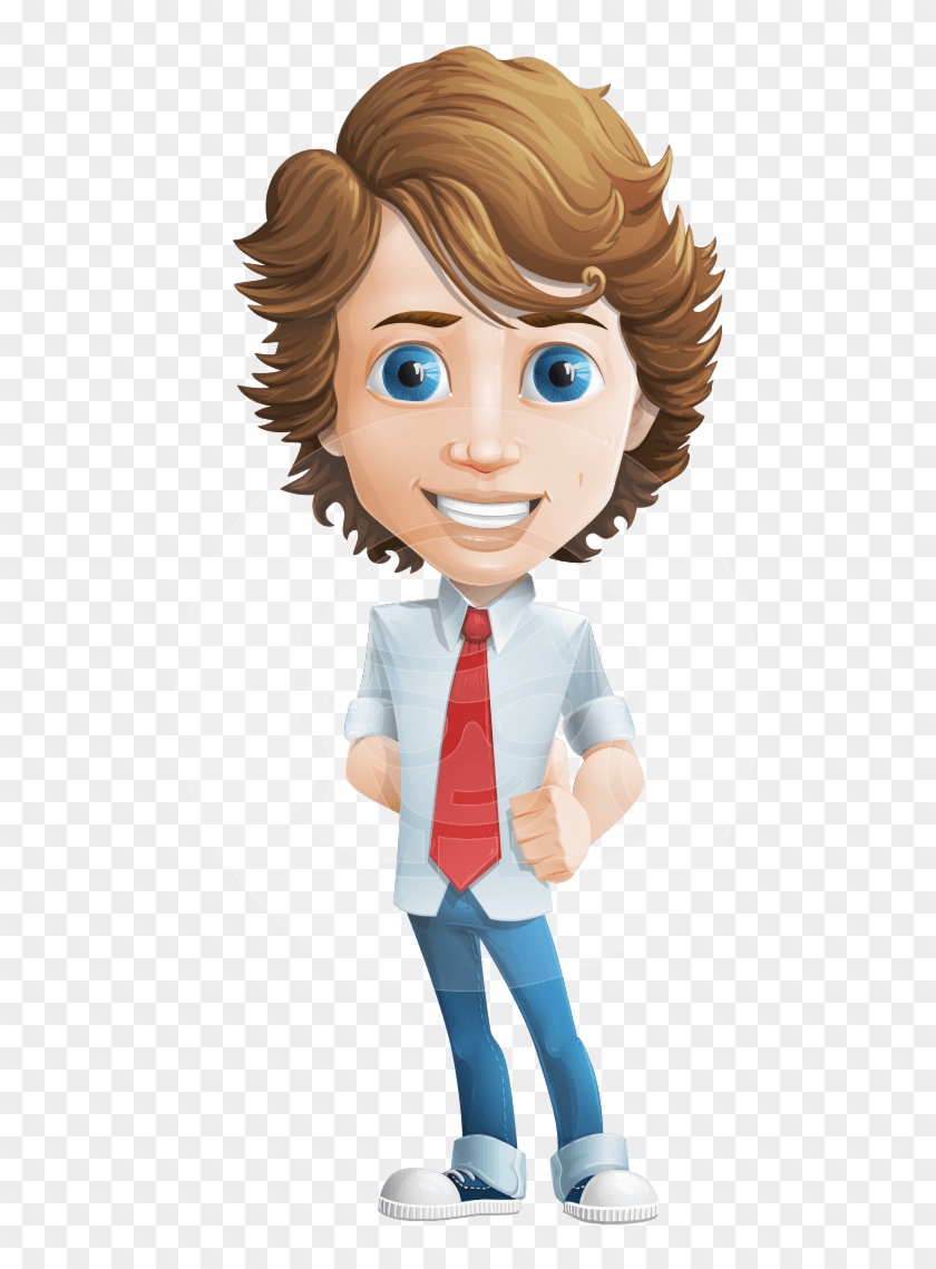 Boy Cartoon Character Vector Pack - Cartoon Characters Man Png ...