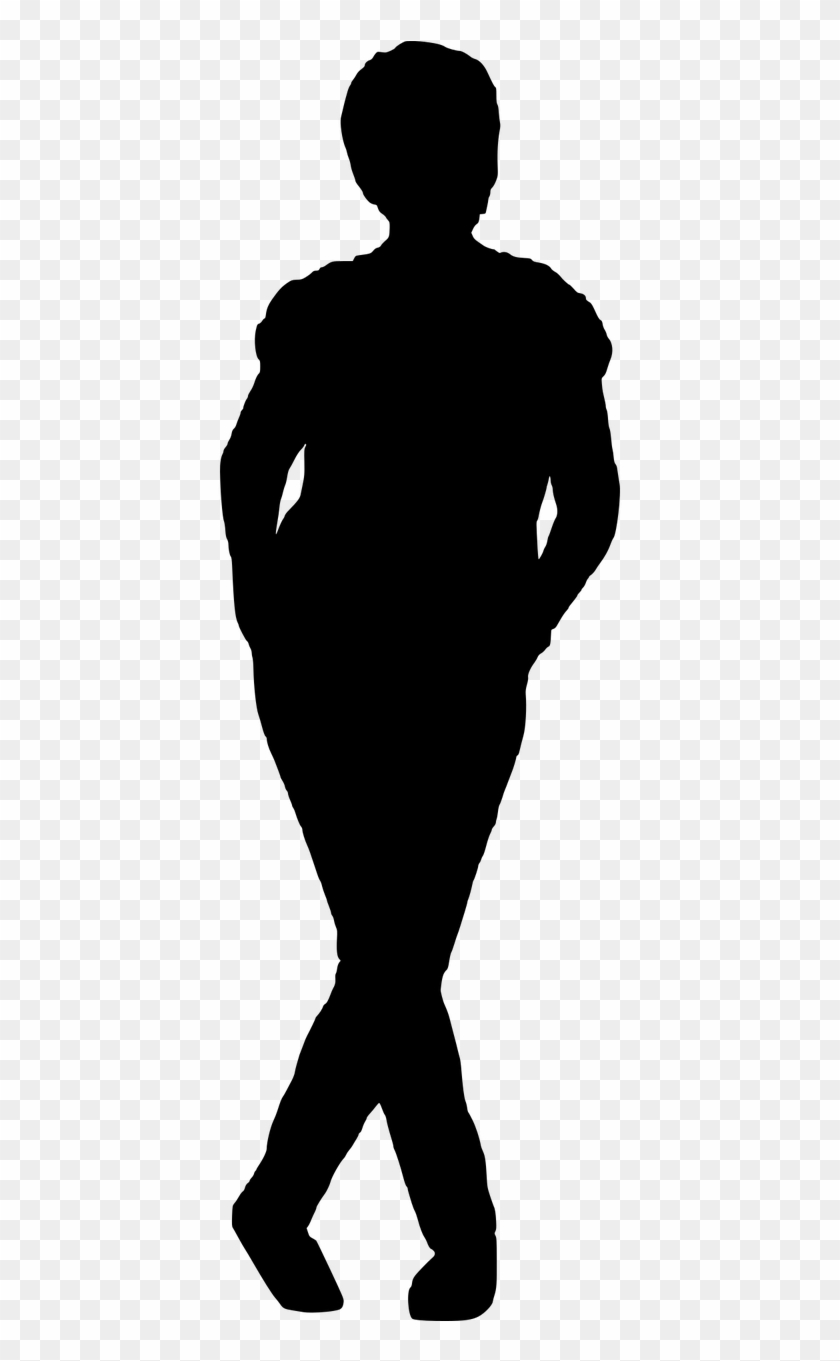 Women Silhouette One Woman - One Person Silhouette, HD Png Download ...