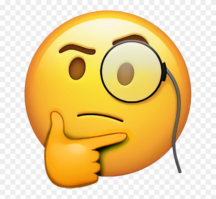 Thinking Face Emoji 🤔 - Thinking Emoji Meme Transparent - 600x600 PNG  Download - PNGkit
