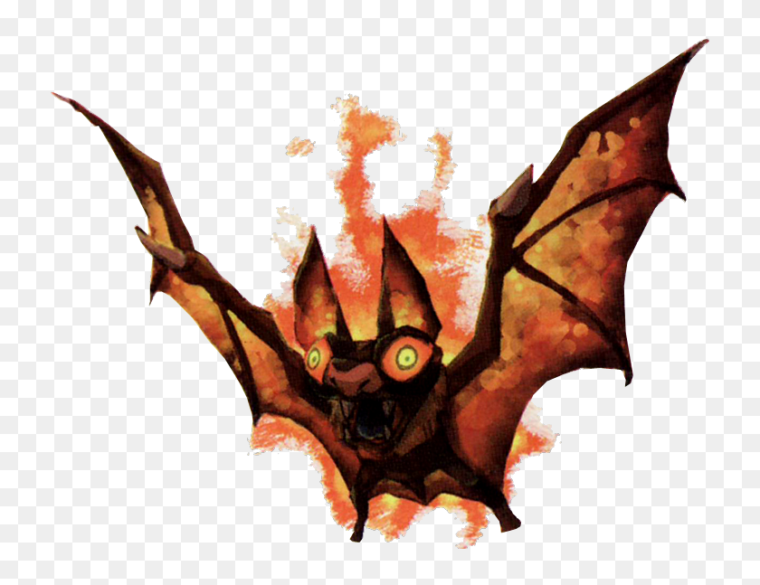 756px-fire Keese Art - Zelda Keese, HD Png Download - 729x567 (#4972097