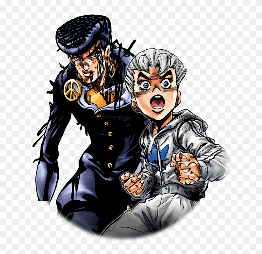 Unit Josuke Higashikata And Koichi Hirose - Jojoss Shoutwiki Com Josuke ...