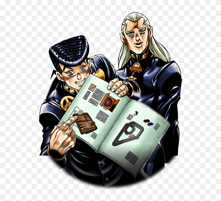 Unit Josuke Higashikata And Mikitaka Hazekura - Cartoon, HD Png ...