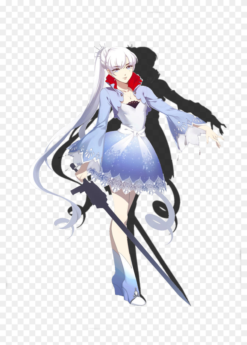 Weiss Schnee, pretty, dress, beautiful, sweet, nice, blade, anime, beauty,  anime girl, HD wallpaper | Peakpx