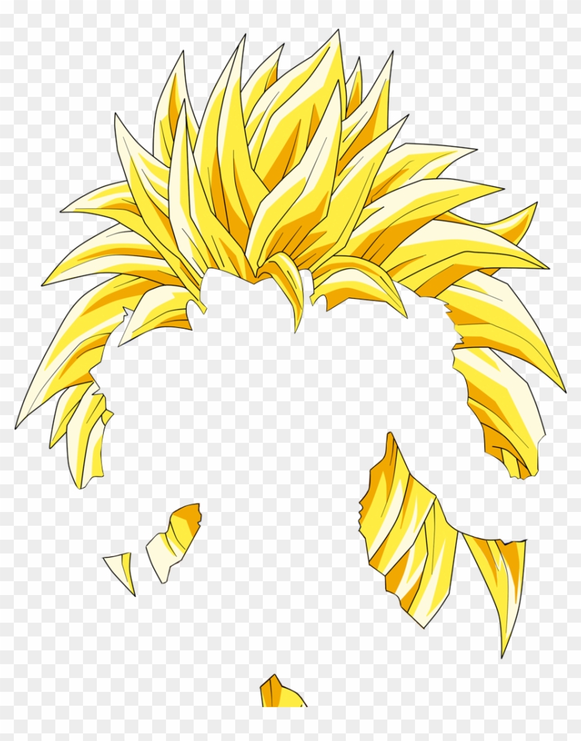 Download Saiyan Hair - Dragon Ball Hair Png PNG image for free