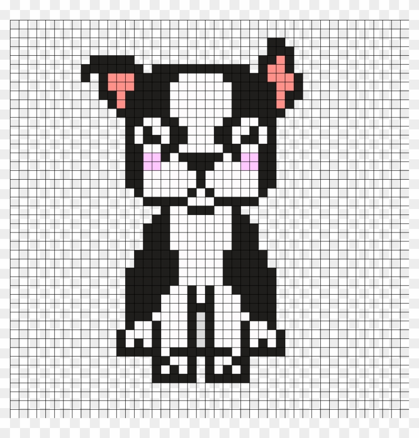 Current Votes - - Pixel Art Boston Terrier, HD Png Download - 945x945 ...