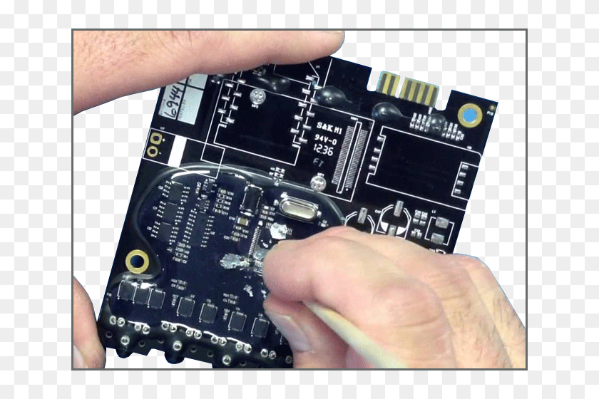 Black Pcb Coating - Matte Black Pcb, HD Png Download - 640x480