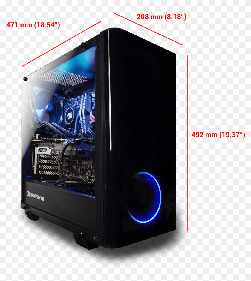 Gaming Rdy Vibg202 - Computer Case, HD Png Download - 1200x1200 ...