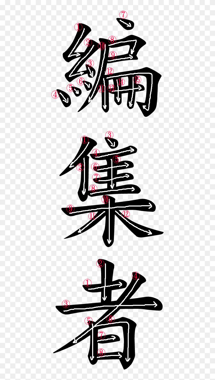 japanese-word-for-editor-calligraphy-hd-png-download-500x1449