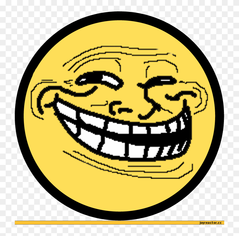 Пекафейс И Троллфейс В Одном / Пека Фейсы - Troll Face, HD Png Download ...