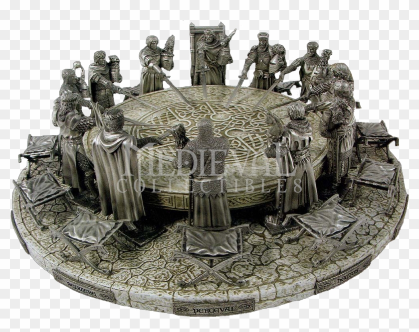 King Arthur And The Knights Of The Round Table Sculpture, HD Png ...