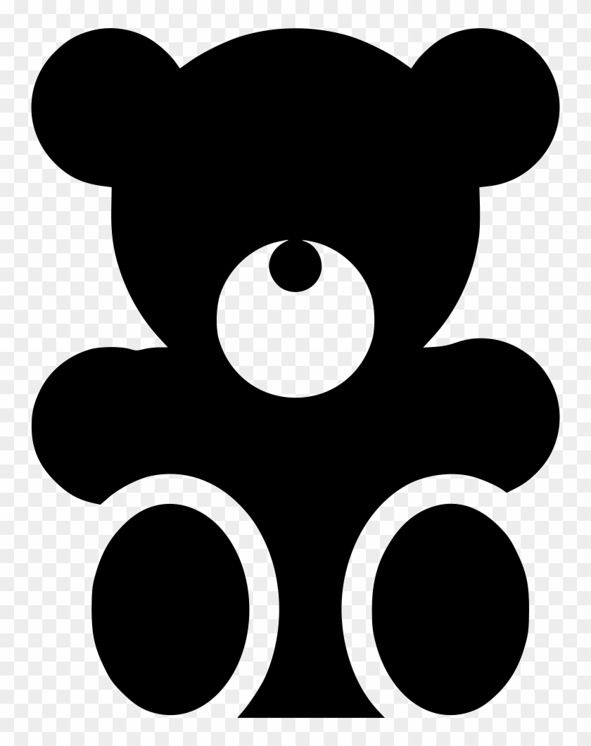 Teddy Bear Comments - Teddy Bear Png Black, Transparent Png - 752x980 ...