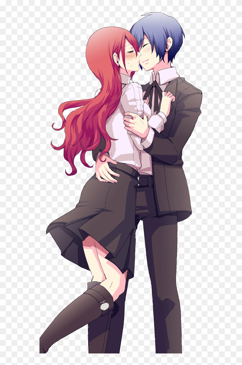 640 X 1200 32 - Makoto Yuki X Mitsuru, HD Png Download.