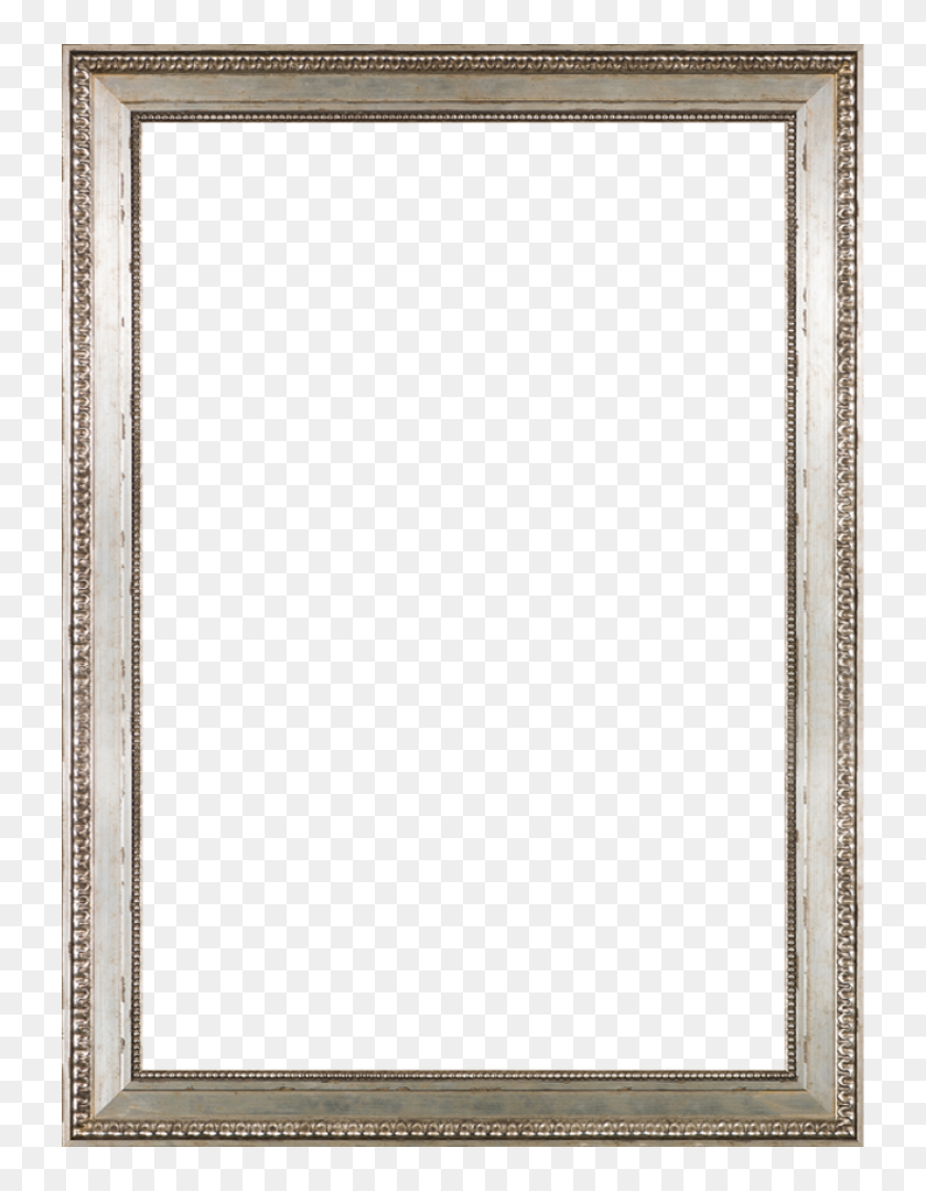 Antique Silver Frame Png - Picture Frame, Transparent Png - 728x1000 