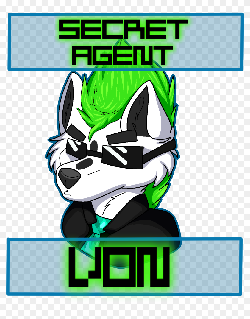 Secret Agent Von *furrydelphia Badge* - Cartoon, HD Png Download ...