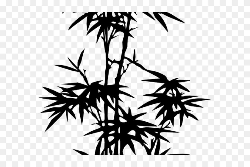 Bamboo Clipart Vector - Bamboo Black And White Png, Transparent Png ...