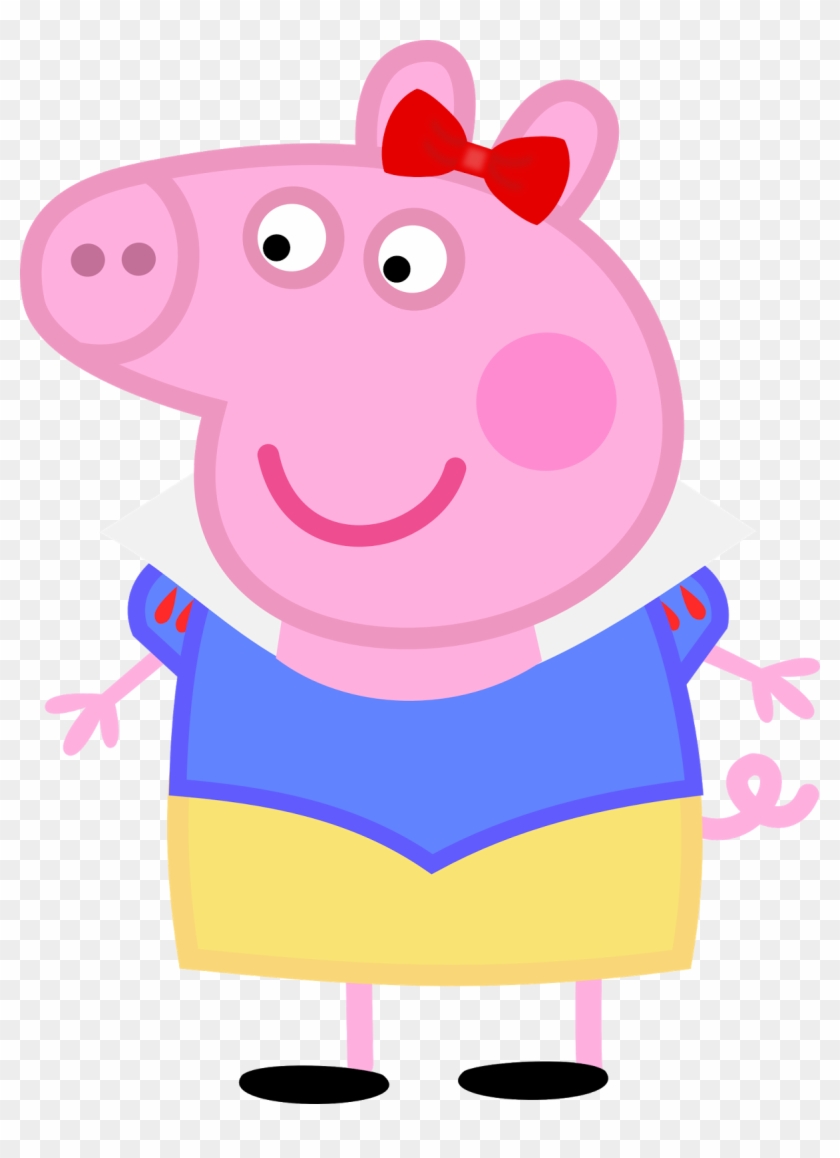 Peppa Pig Branca De Neve - Cartoon Peppa Pig, HD Png Download ...