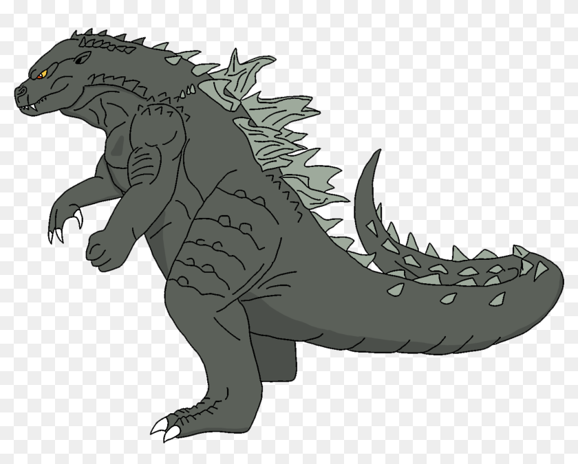 Godzilla Clipart Brunozillinhero - Cartoon Godzilla Png, Transparent ...