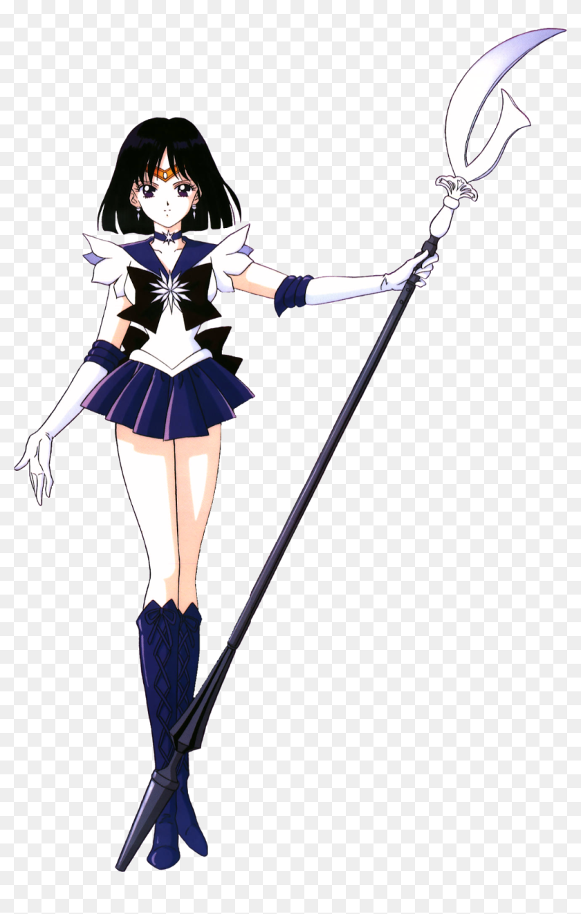 Primeros Diseñoa De Sailor Saturn En El Anime - Sailor Saturn Png ...