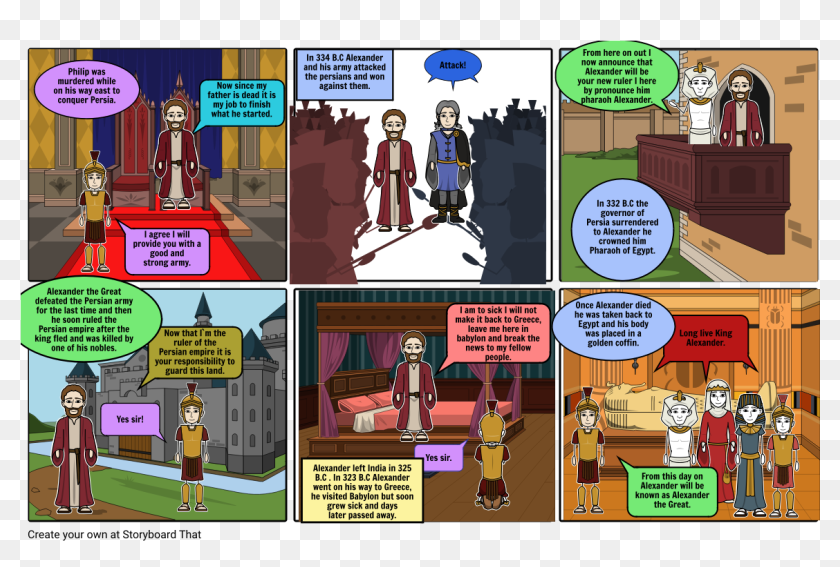 The Life Of Alexander The Great-karissa Dell - Comics, HD Png Download ...