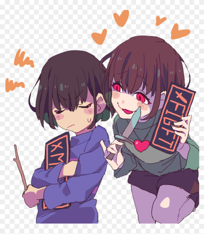 Undertale Frisk Chara Mercy Fligh Human Edit Chara E Frisk Undertale Hd Png Download 925x1000 Pinpng