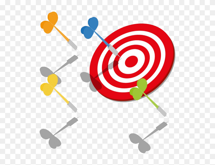 Target Darts logo. BRAINAPPS. Target vector.