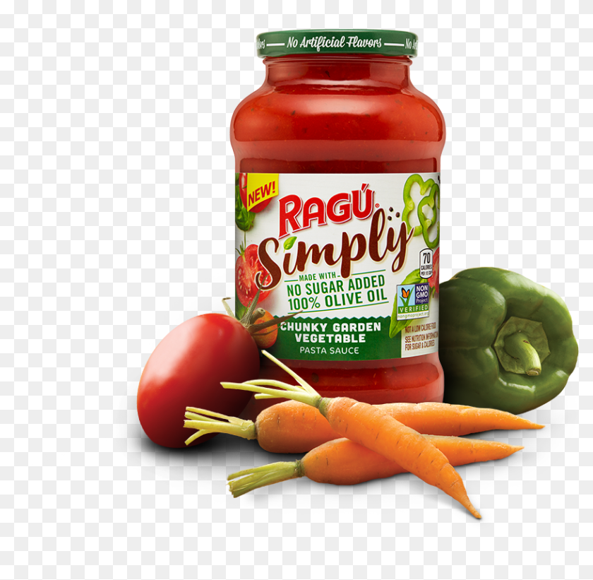 Ragú Simply Chunky Garden Vegetable Pasta Sauce Ragu Simply