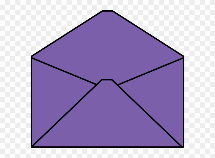 Small - Purple Envelope Clip Art, HD Png Download - 600x537 (#538803