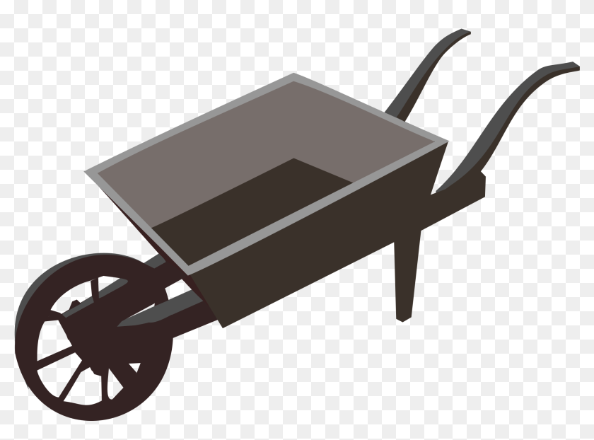 Wheel Barrow Planter Icons - Things With Wheels Clipart, HD Png ...