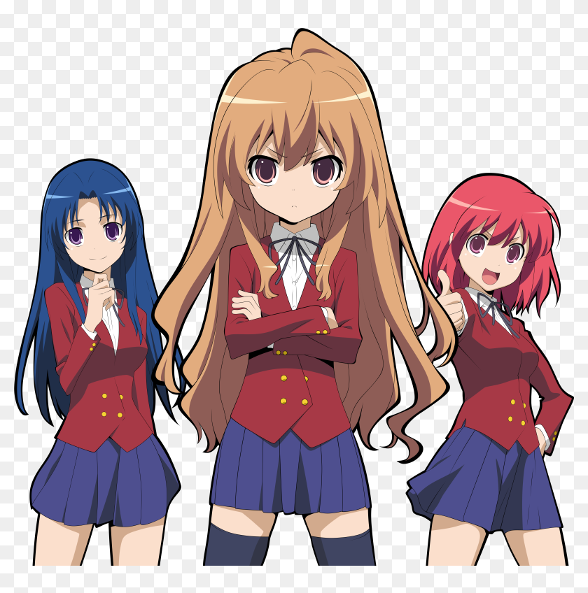 Taiga Anime Animegirl Toradora Freetoedit, HD Png Download , Transparent  Png Image - PNGitem